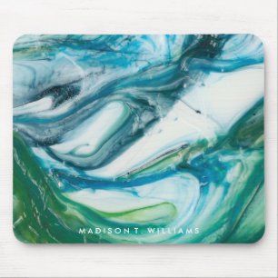 Add Your Name   Tidal Sweep II Mouse Pad