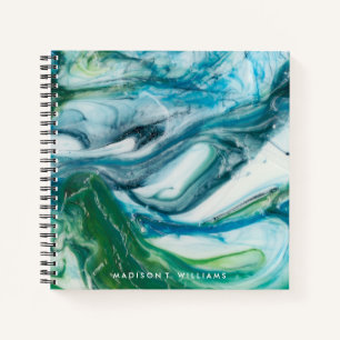 Add Your Name Tidal Sweep II Notebook