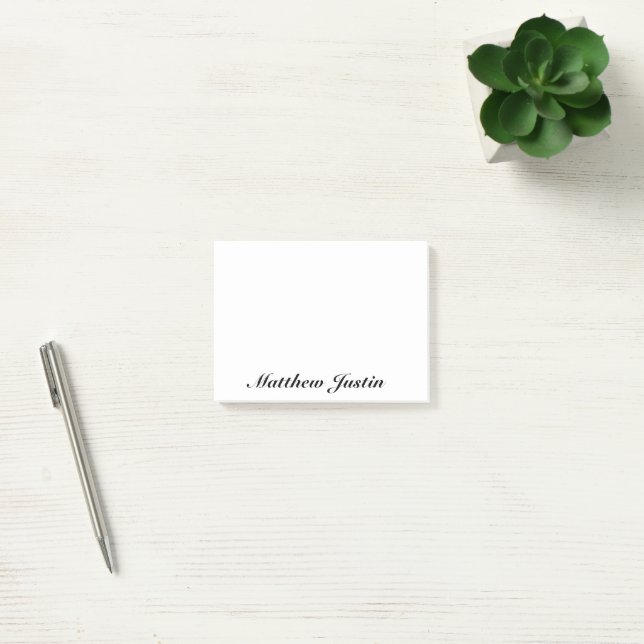Add Your Name to Custom Post-it Notes (Office)