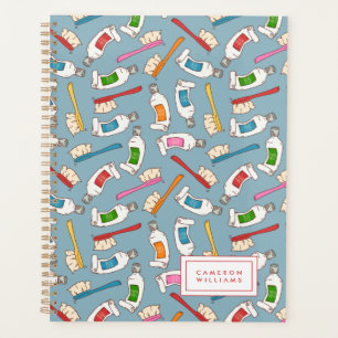 Add Your Name   Toothbrush & Toothpaste Pattern Planner