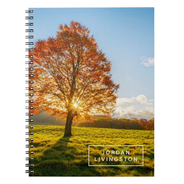 Add Your Name | Tree on Fire Notebook (Front)