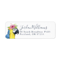 Add Your Name | Tropical Halo - Parrot