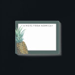 Add Your Name | Tropical Pineapple Watercolor Post-it Notes<br><div class="desc">Tropical Pineapple Watercolor. Artist: Grace Popp. Image ID: 105687D.</div>