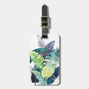 Add Your Name Twilight Palms - Palm Leaves Luggage Tag