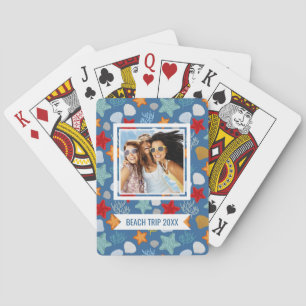 Add Your Name   Underwater Life Pattern Playing Cards