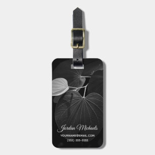 Add Your Name Veins of a Leaf Luggage Tag