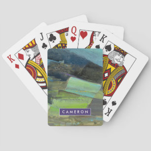 Add Your Name   View of the Coast II Playing Cards