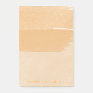 ADD YOUR NAME   Watercolor Stripes Notes