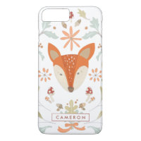 Add Your Name | Whimsical Woodland Fox