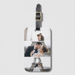 Add Your Own - 3 Photos Vacation Memories Custom Luggage Tag