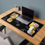 Add Your Own 4 Photographs and Text Personalised  Desk Mat<br><div class="desc">Create a Photo Personalised desk mat from Ricaso - add 4 photographs and text to this great circle and triangle patterned desk mat office accessory - a great addition to your home or office desk, keep your loved ones with you while you work, add photographs of your pets - the...</div>