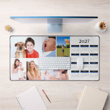 Add Your Own 6 Photo Collage With 2027 Calendar