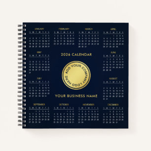Add Your Own Business Logo 2026 Calendar    Notebook