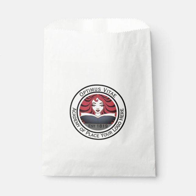 Add your own company business logo favour bags (Front)