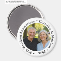 Add Your Own Couple Photo 55th Wedding Anniversary