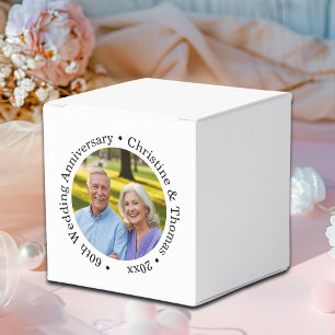 Add Your Own Couple Photo 60th Wedding Anniversary Favour Box