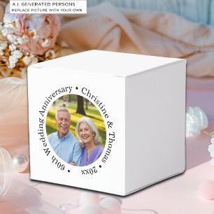 Add Your Own Couple Photo 60th Wedding Anniversary Favour Box