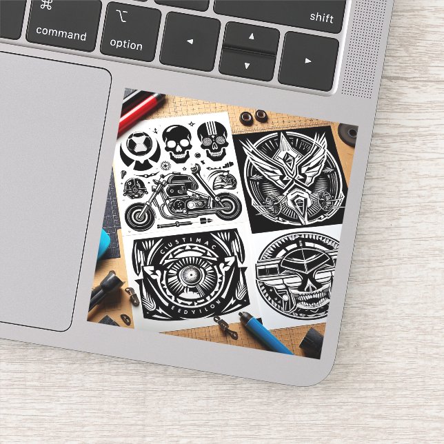 Add Your Own Custom "Custom-Cut Vinyl Sticker" (Detail)