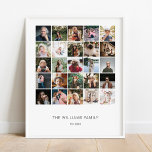 Add Your Own Custom Family 25 Photo Collage Poster<br><div class="desc">This design printed Add Your Own Custom Family 25 Photo Collage Poster that can be customised with your text. Please click the "Customise it" button and use our design tool to modify this template. Check out the Graphic Art Design store for other products that match this design!</div>