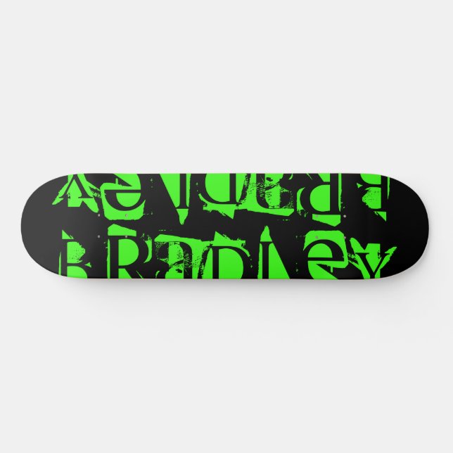 Add Your Own Custom Name Personalised Skateboard (Horz)