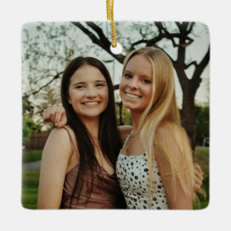 Add Your Own Custom Photo Ceramic Ornament