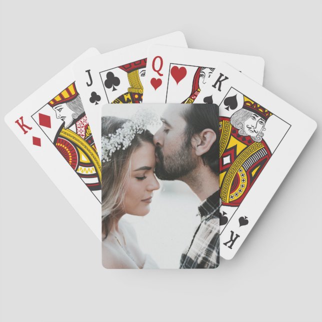 Add Your Own Custom Photo Double Sided  Playing Cards (Back)