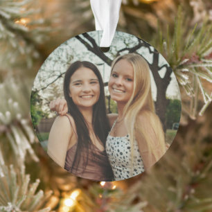 Add Your Own Custom Photo Ornament