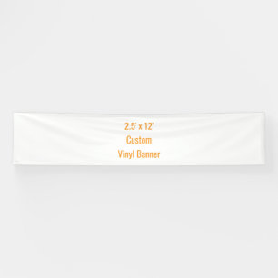 Add Your Own Design 2.5' x 12' Banner