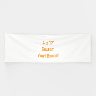 Add Your Own Design 4' x 12' Banner