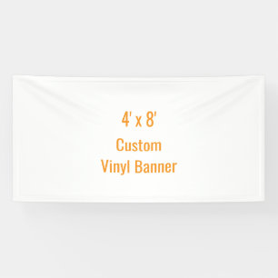 Add Your Own Design 4' x 8' Banner
