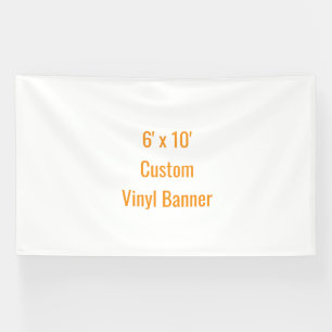 Add Your Own Design 6' x 10' Banner
