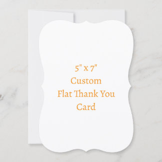 Add Your Own Design Flat Thank You Card