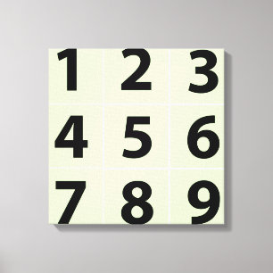 Add your own family nine photos instagram. 16X16 Canvas Print