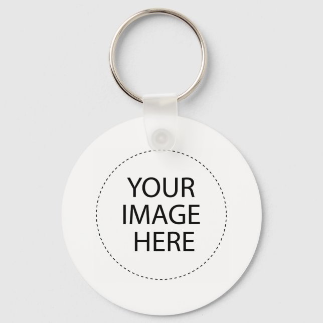 Add Your Own Image and Text Key Ring (Front)