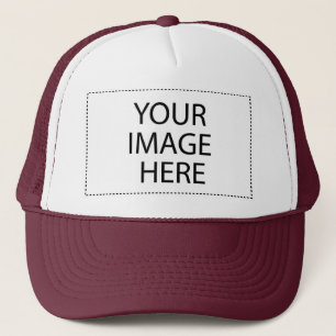 Add Your Own Image and Text Trucker Hat