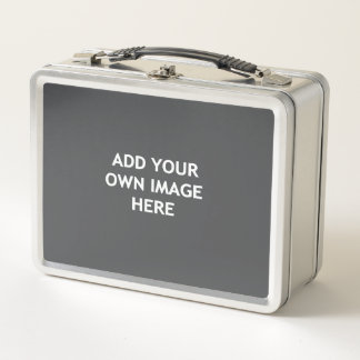 Add your own image metal lunch box