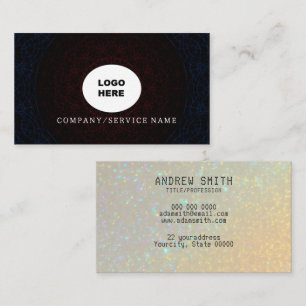 Add your own image opal Business Card