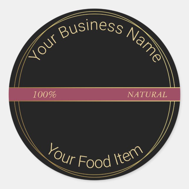 Add Your Own Image Product Label (Front)