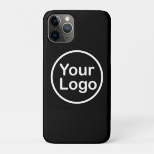 Add Your Own Logo   Black Background Case-Mate iPhone Case