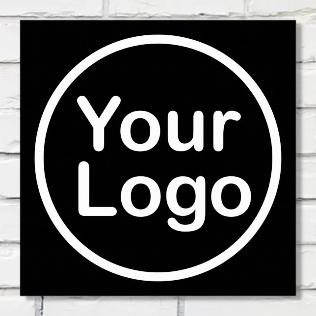 Add Your Own Logo | Black Background Poster (Creator Uploaded)
