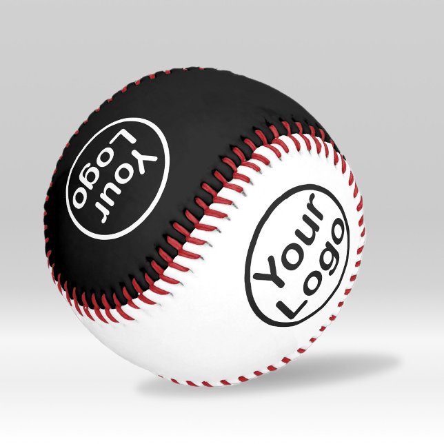 Add Your Own Logo | Black & White Baseball (Creator Uploaded)