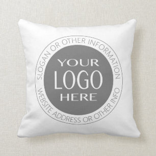 Add Your Own Logo & Circular Text Cushion