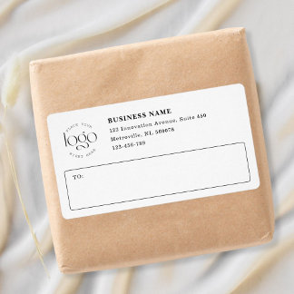 Add Your Own Logo Custom Business White Shipping