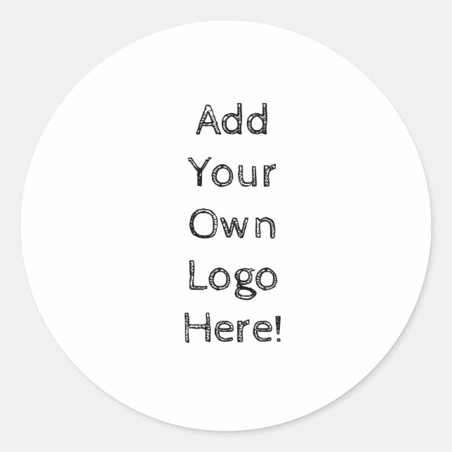 Add your own logo; custom sticker (Front)