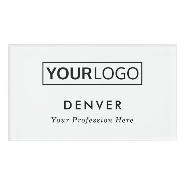 Add your own logo name and title tag (Front)