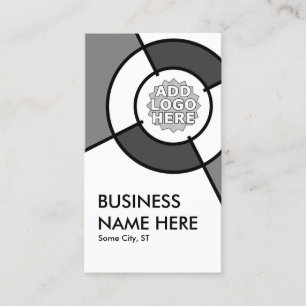 add your own logo target template business card