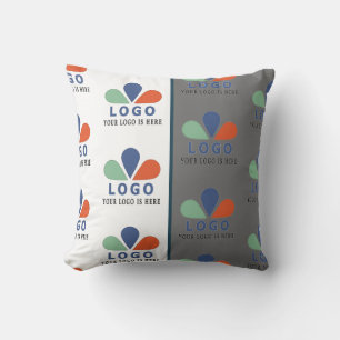 ADD YOUR OWN LOGO. THROW PILLOW