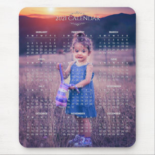 Add Your Own Photo 2021 Calendar   Mousepad