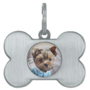 Add Your Own Photo and Customisable Pet ID Tag