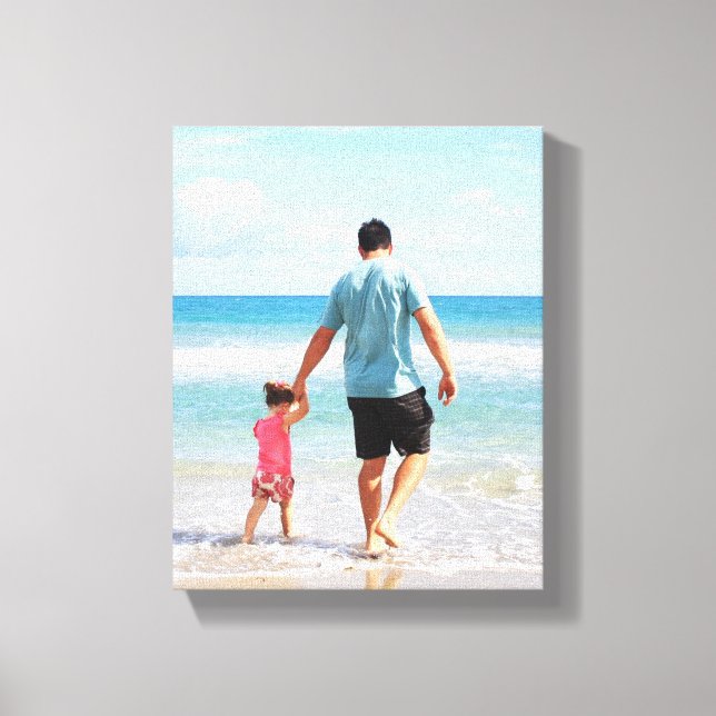 Add Your Own Photo and/or Text Canvas Print (Front)
